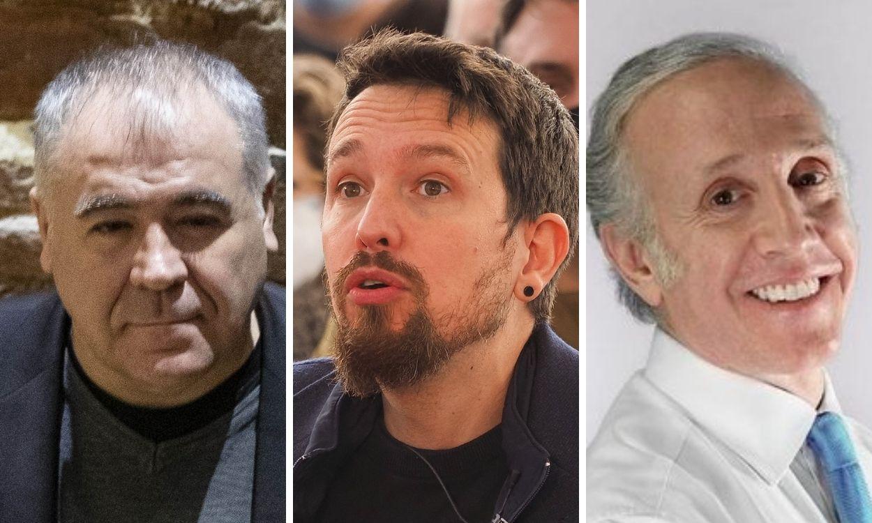 Antonio García Ferreras, Pablo Iglesias y Eduardo Inda