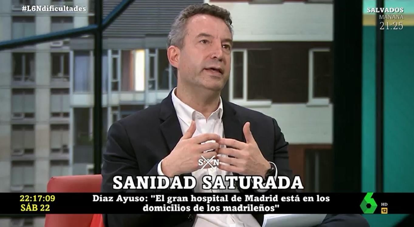 César Carballo en 'laSexta Noche'. Fuente: laSexta.