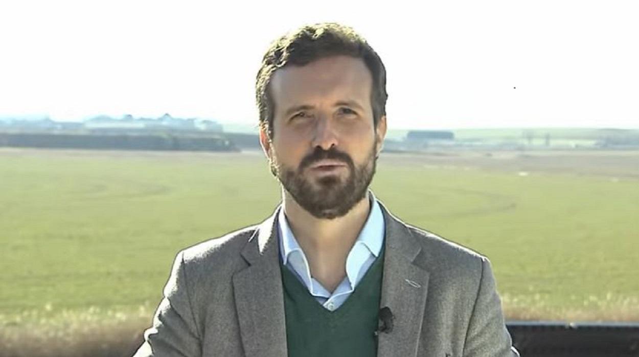 El líder del PP, Pablo Casado.