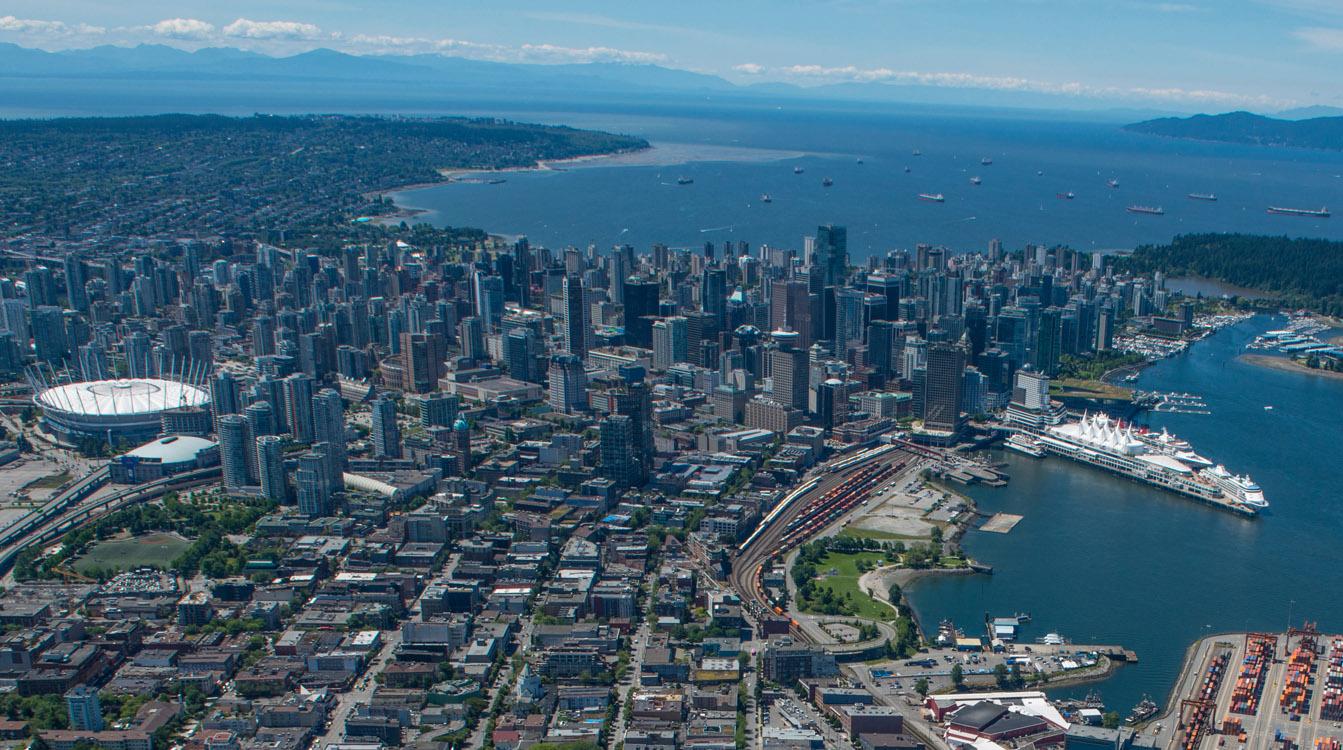 Vancouver, situada en la costa oeste de Canadá, está en el ranking de las 10 ciudades más habitables del mundo