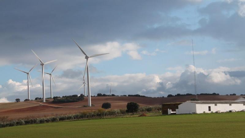 Molinos productores de energía eólica. Europa Press