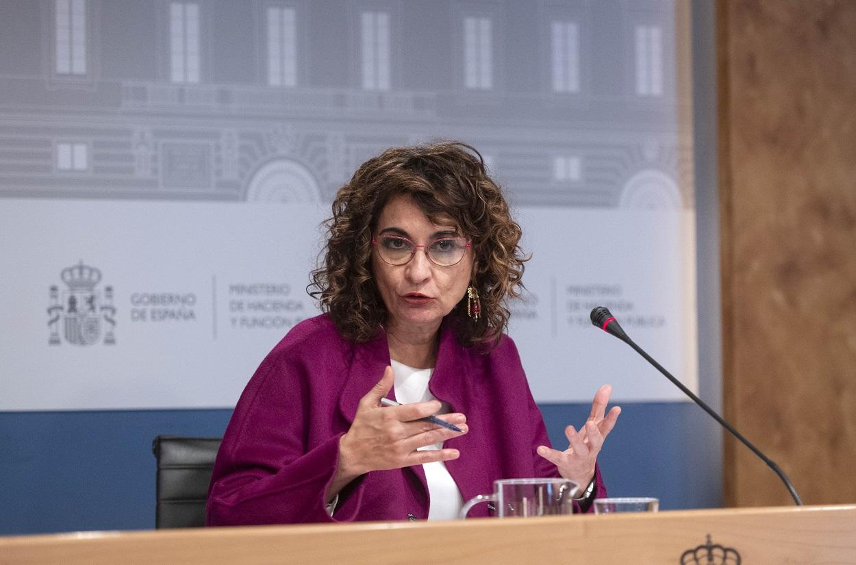 María Jesús Montero, ministra de Hacienda. Europa Press