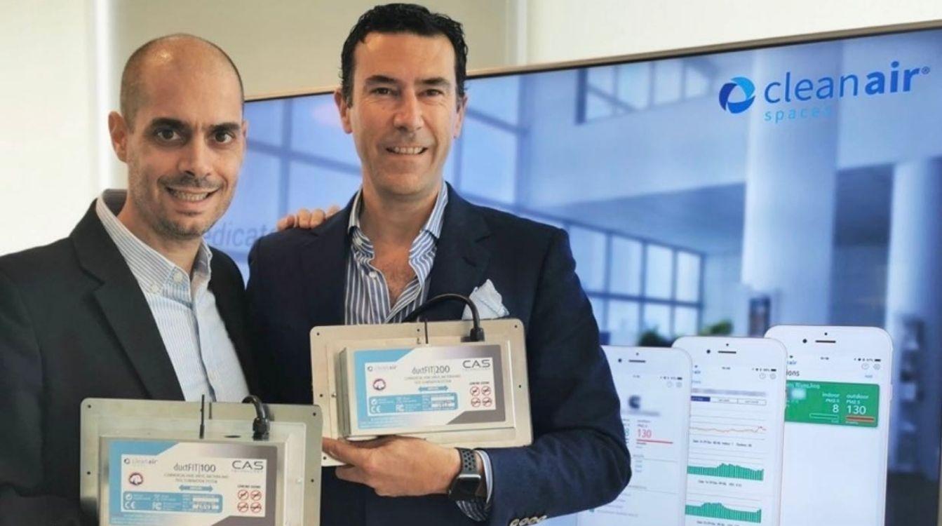 Miguel Angel Garat y Pablo Fernandez han creado la tecnología de purificación del are DuctFIT