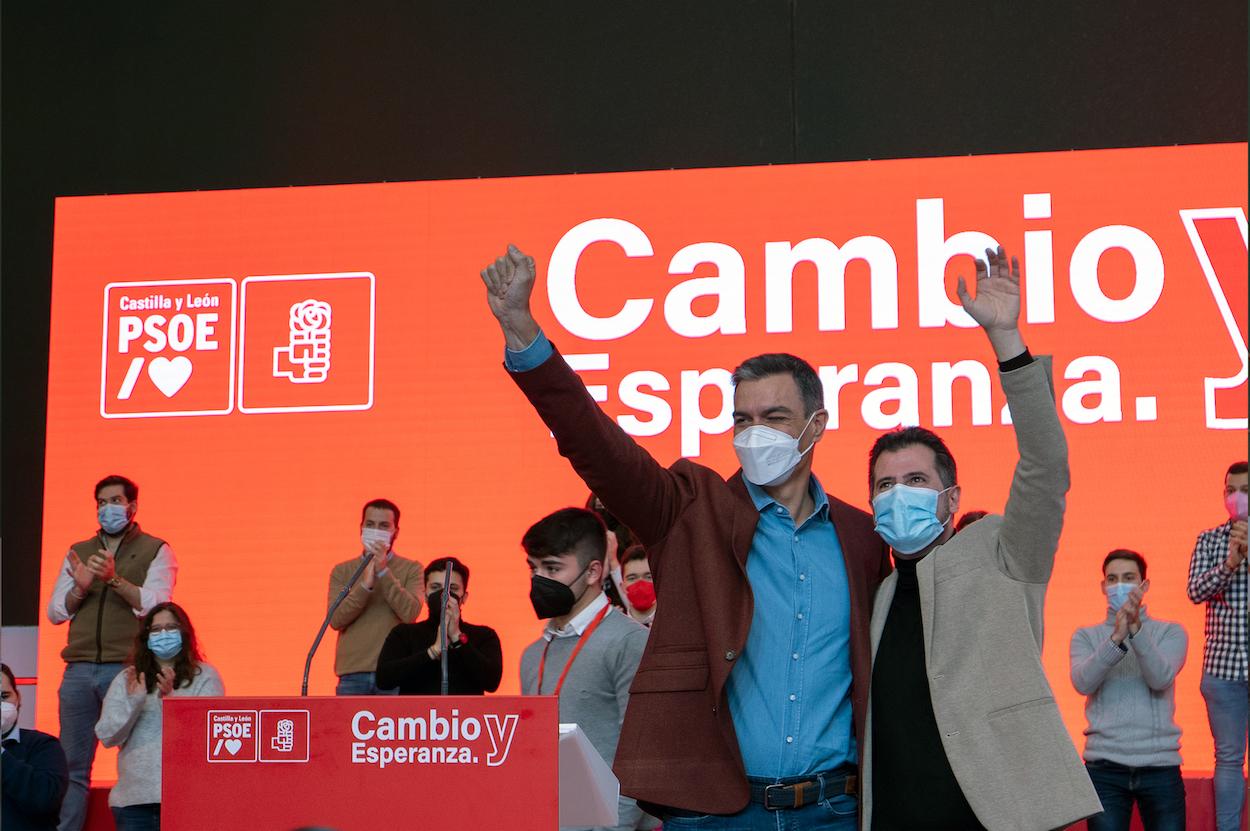 Pedro Sánchez estará en varios actos de campaña con Luis Tudanca. EP