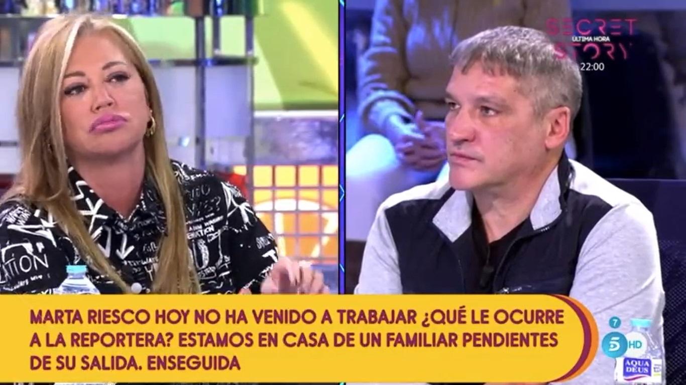 Belén Esteban discute con Gustavo González. Telecinco.