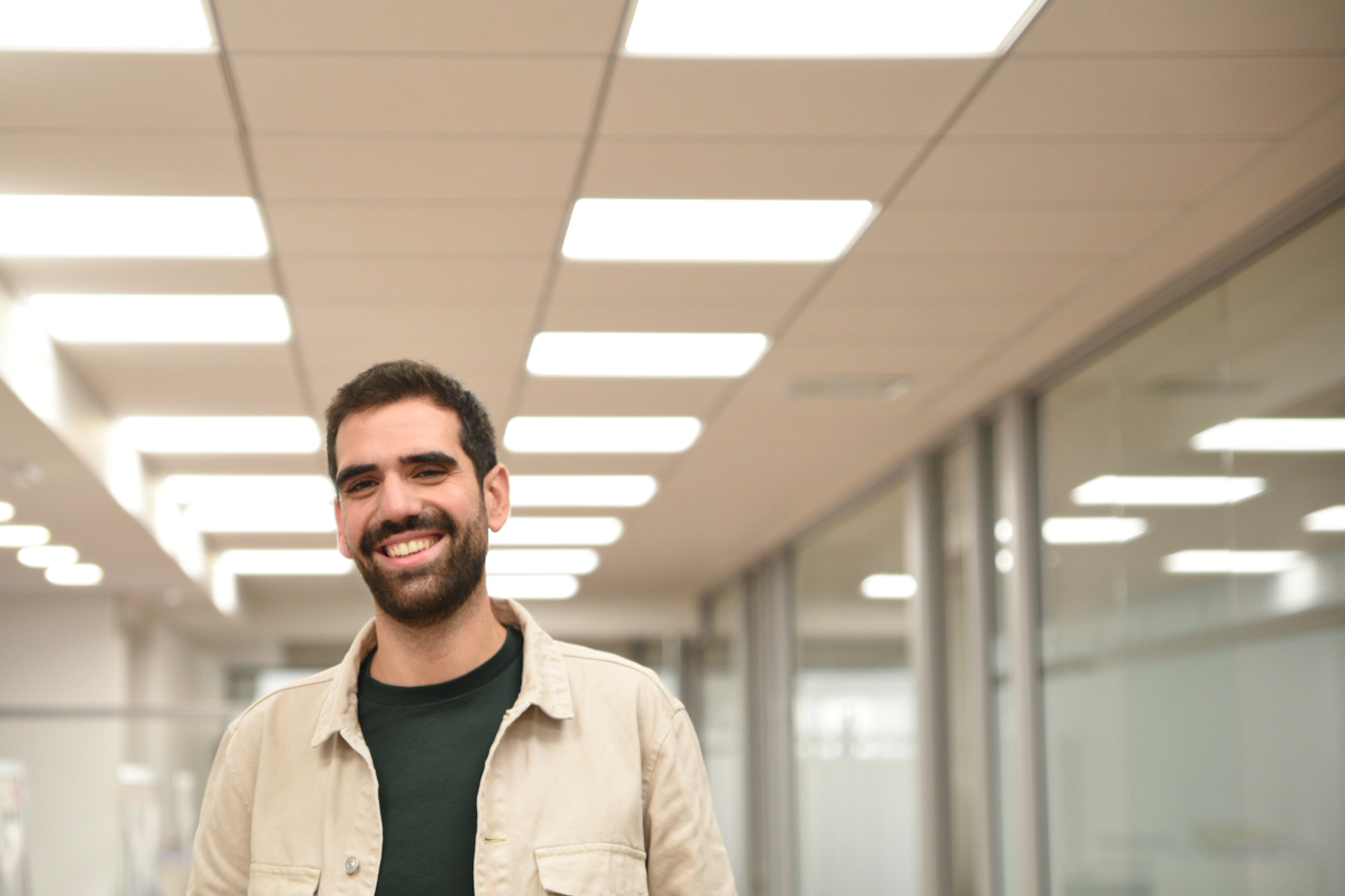 El nuevo líder de Juventudes Socialistas, Víctor Camino.  Jorge Gil / Europa Press