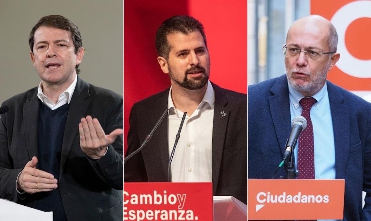 Tudanca, Mañueco e Igea participan en el debate de RTVE. EP