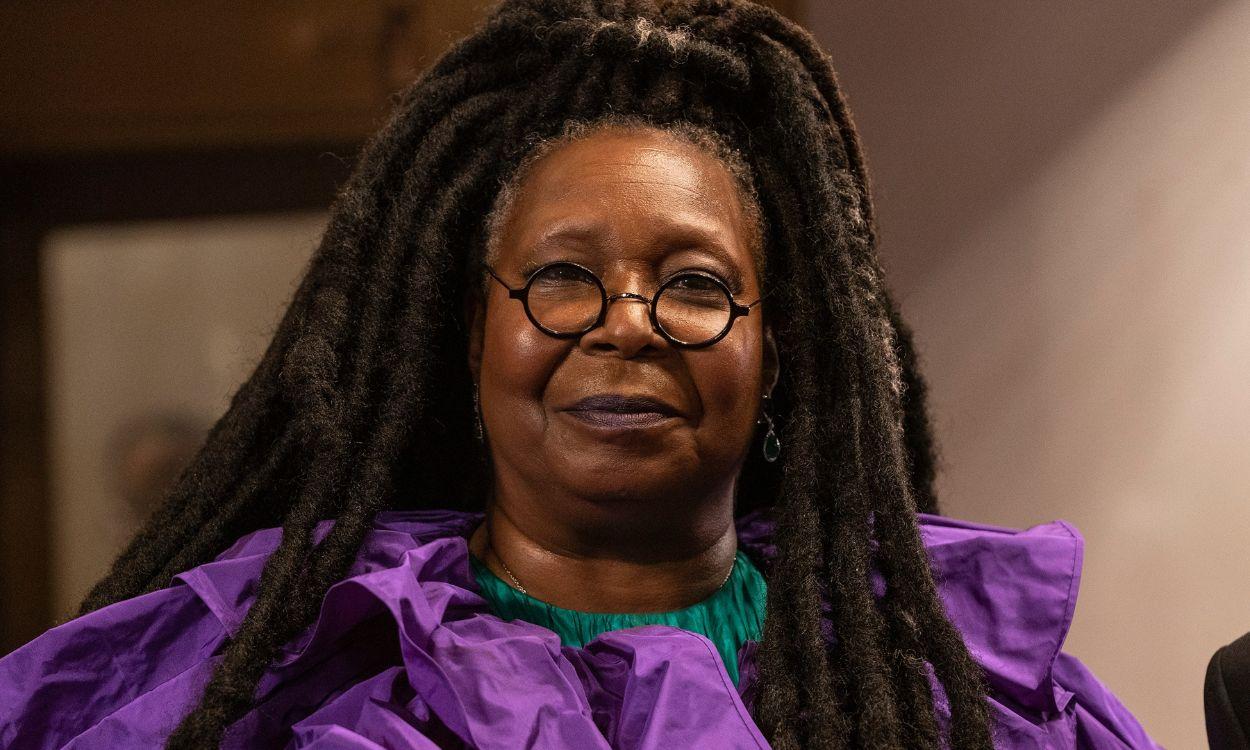 La actriz y presentadora de televisión estadounidense, Whoopi Goldberg. EP.