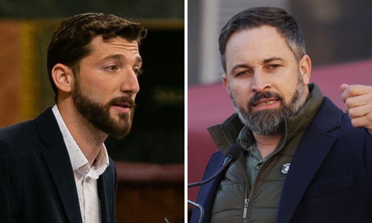 Omar Anguita y Santiago Abascal