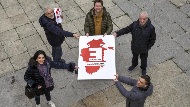 Vía Burgalesa España Vaciada presenta su lista a las elecciones. EP