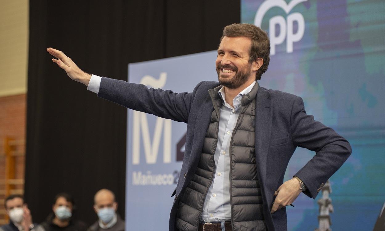 Casado, desatado en Castilla y León: culpa a Sánchez de la crisis de UPN