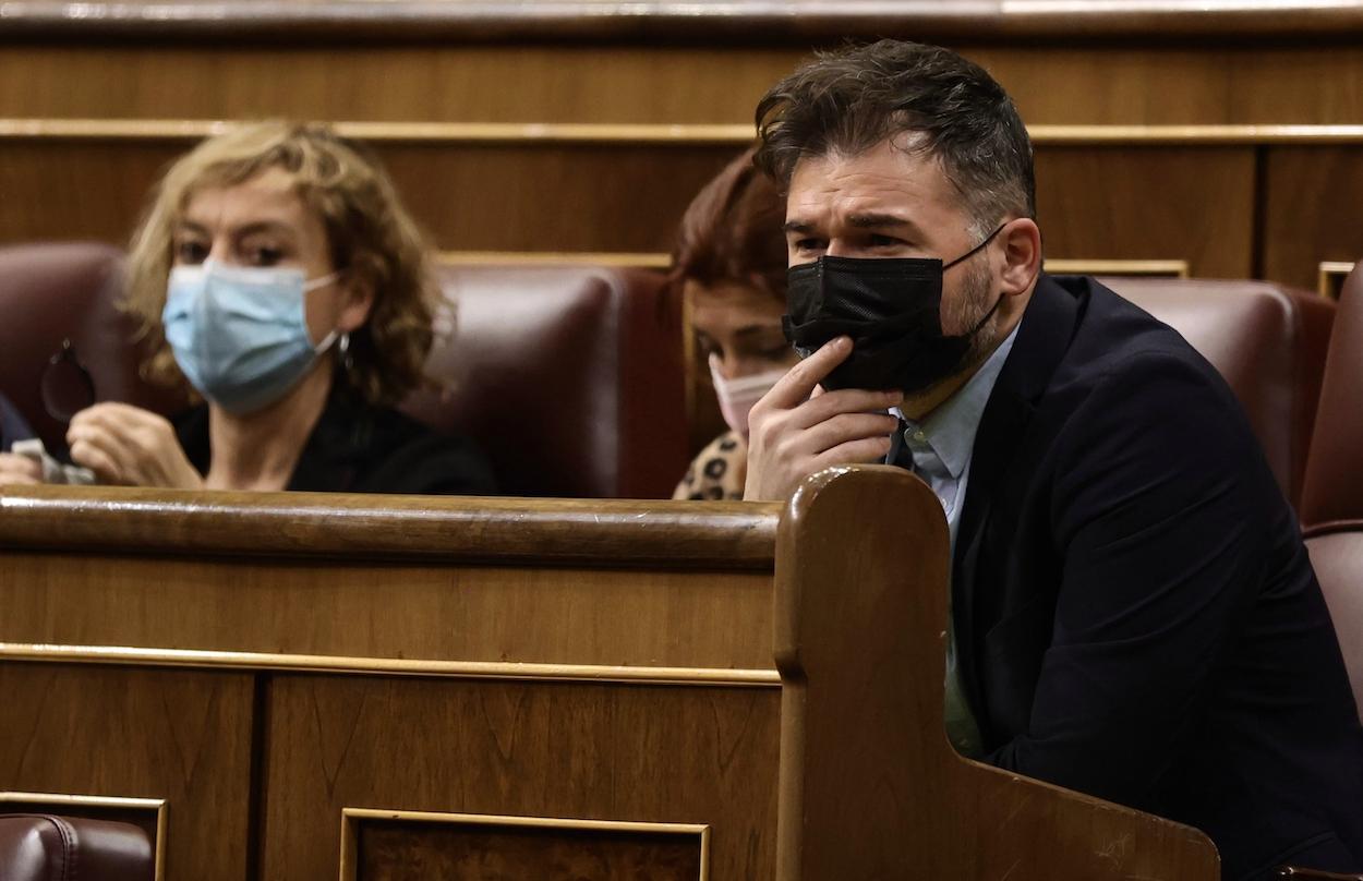 El portavoz de ERC en el Congreso, Gabriel Rufián