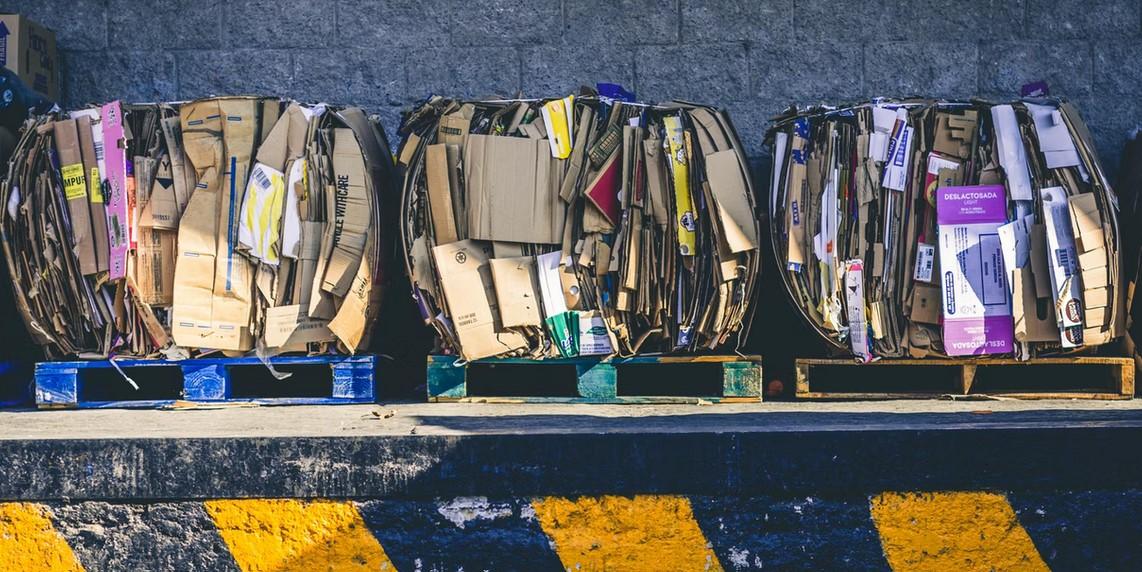 Basura en reciclaje