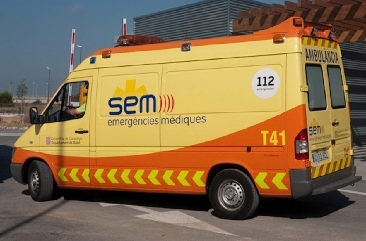 Una ambulància del Sistema d'Emergències Mèdiques. Fuente: Europa Press.