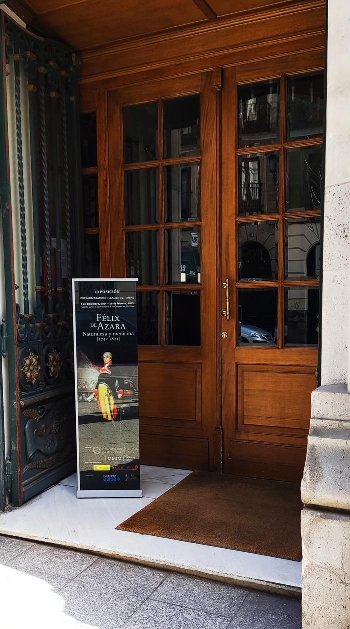 Félix de Azara ha sido recordado con una exposición en la Real Academia de Medicina de Madrid. Un buen homenaje, pero desde luego que bien hubiese merecido más