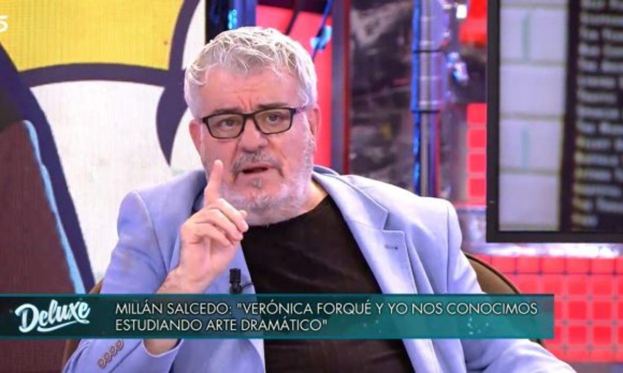 Millán Salcedo en 'Sálvame'. Telecinco.