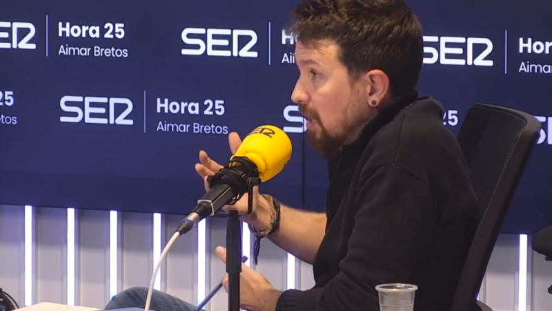 Pablo Iglesias en la Cadena SER