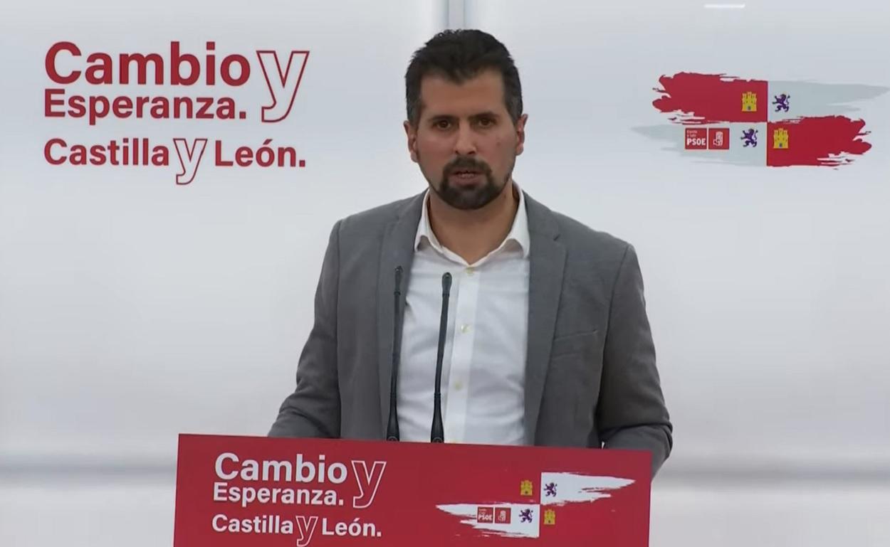 El líder del PSOE en Castilla y León, Luis Tudanca