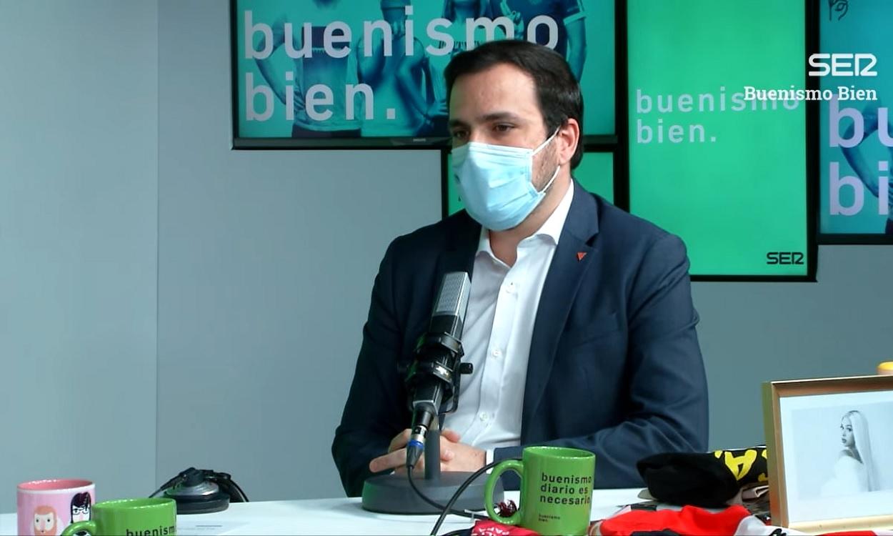 El ministro de Consumo, Alberto Garzón, en el programa 'Buenismo Bien'.