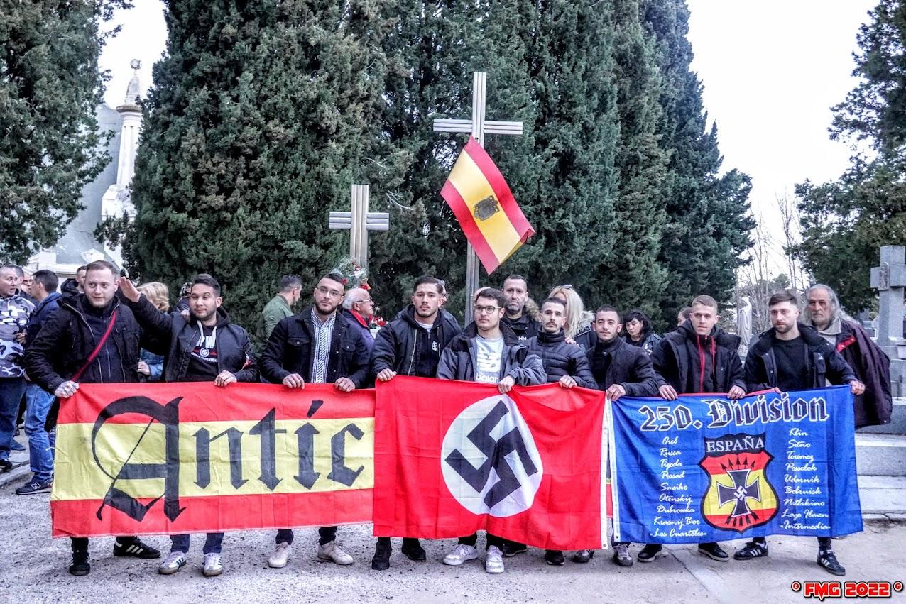 Imagen del homenaje a la División Azul.