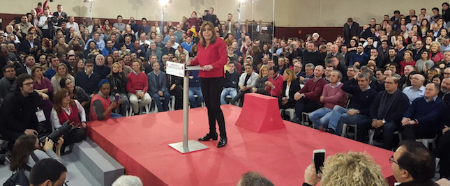 La presidenta de la Junta de Andalucía, Susana Díaz. 