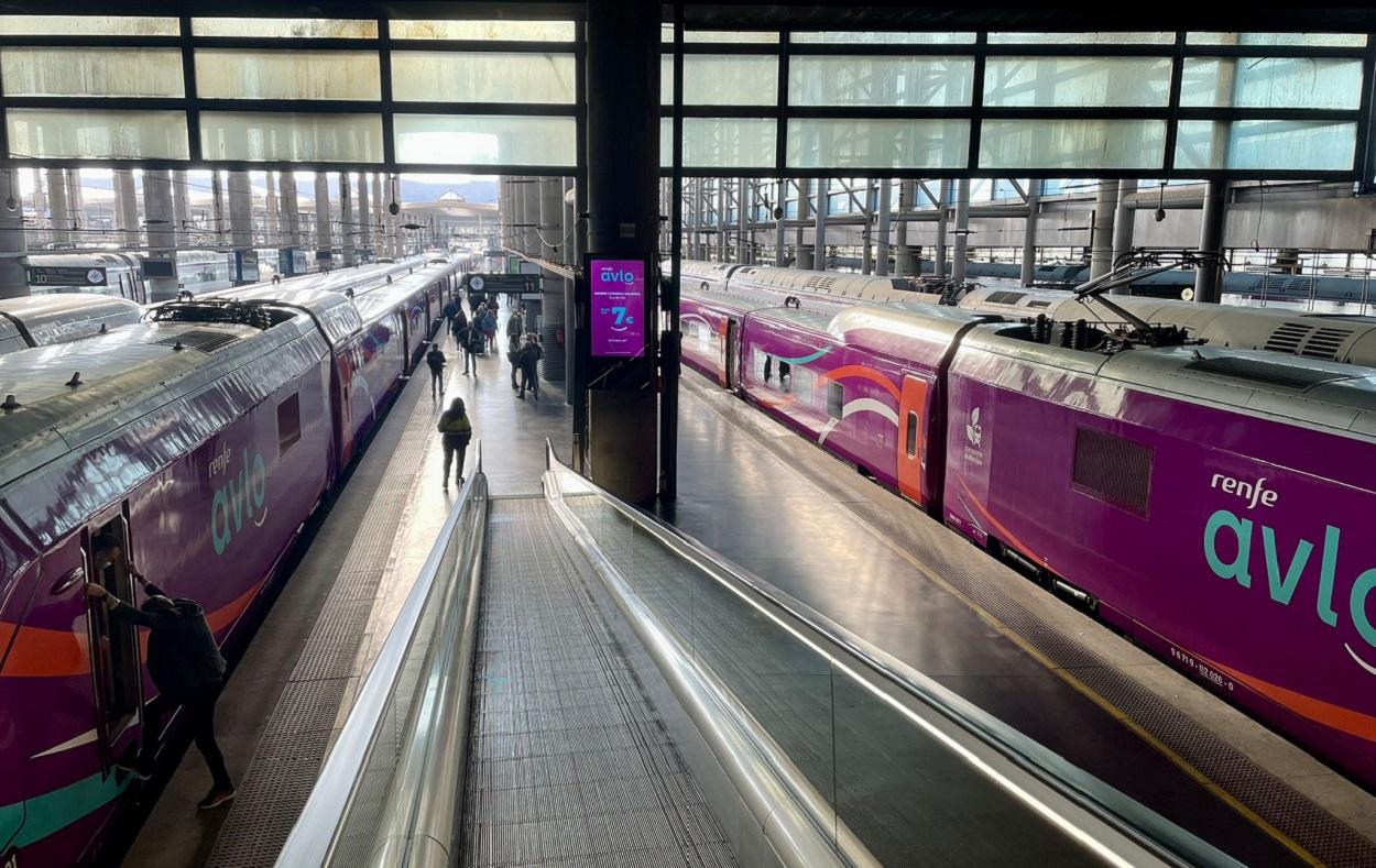 El Avlo de Renfe en su primer viaje de prueba Madrid Valencia