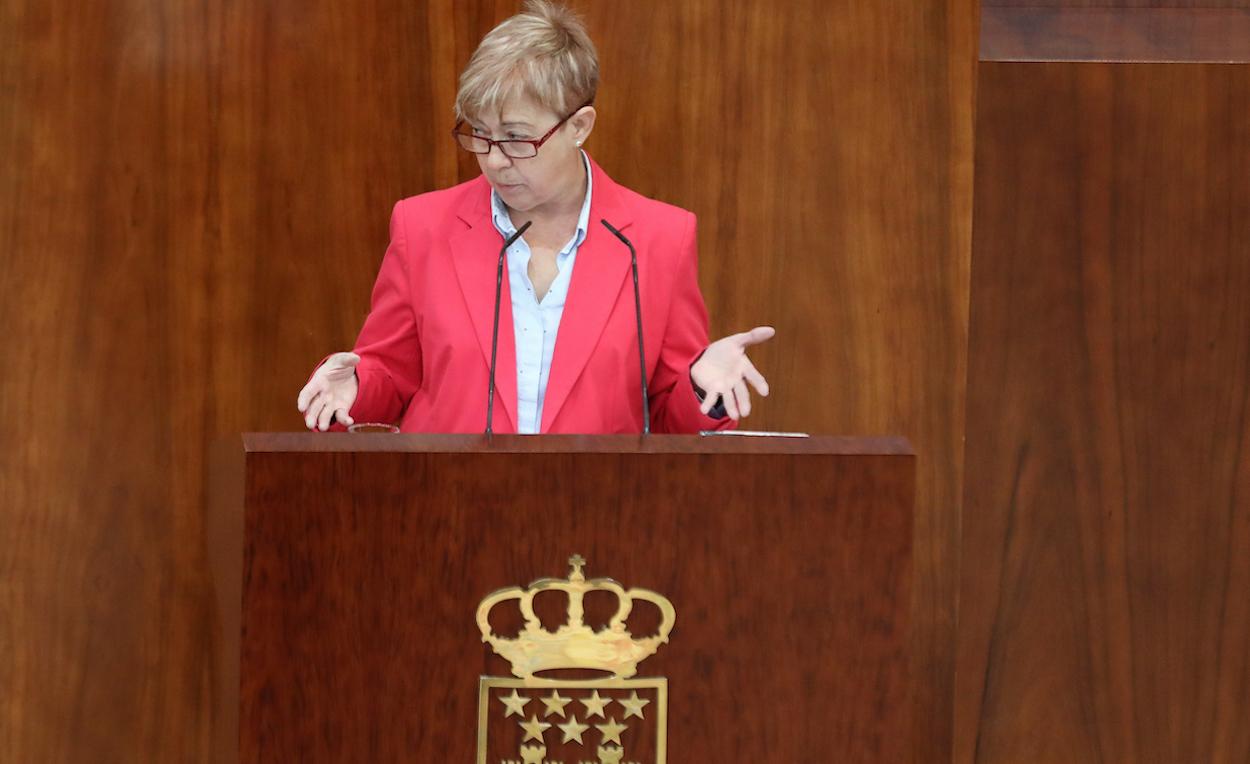 Carmen López reacciona a la guerra entre Casado y Ayuso. EP