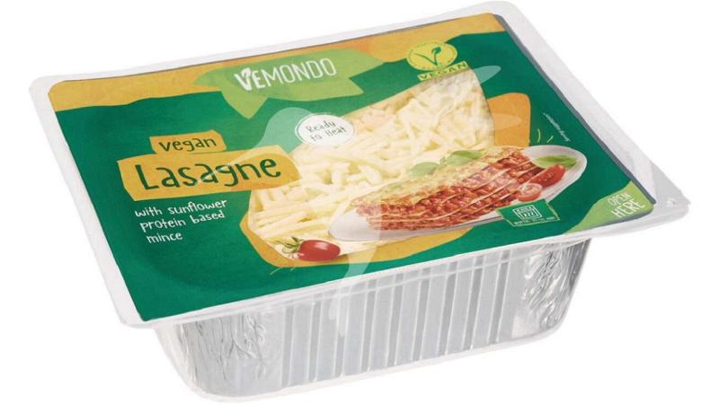 Lasaña vegana, marca Vemondo. Lidl