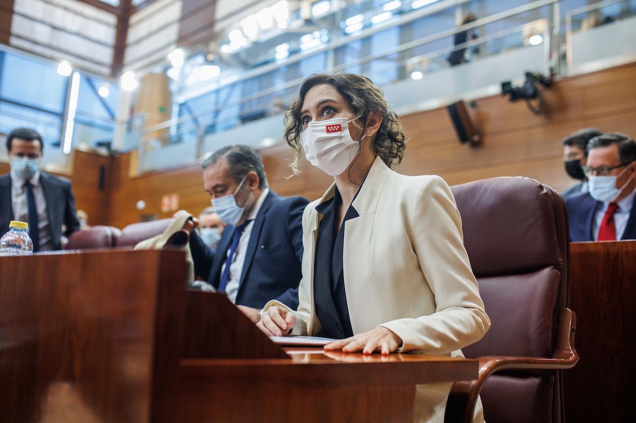 La Asamblea de Madrid rechaza la comisión de investigación sobre los contratos a dedo de Ayuso. EP