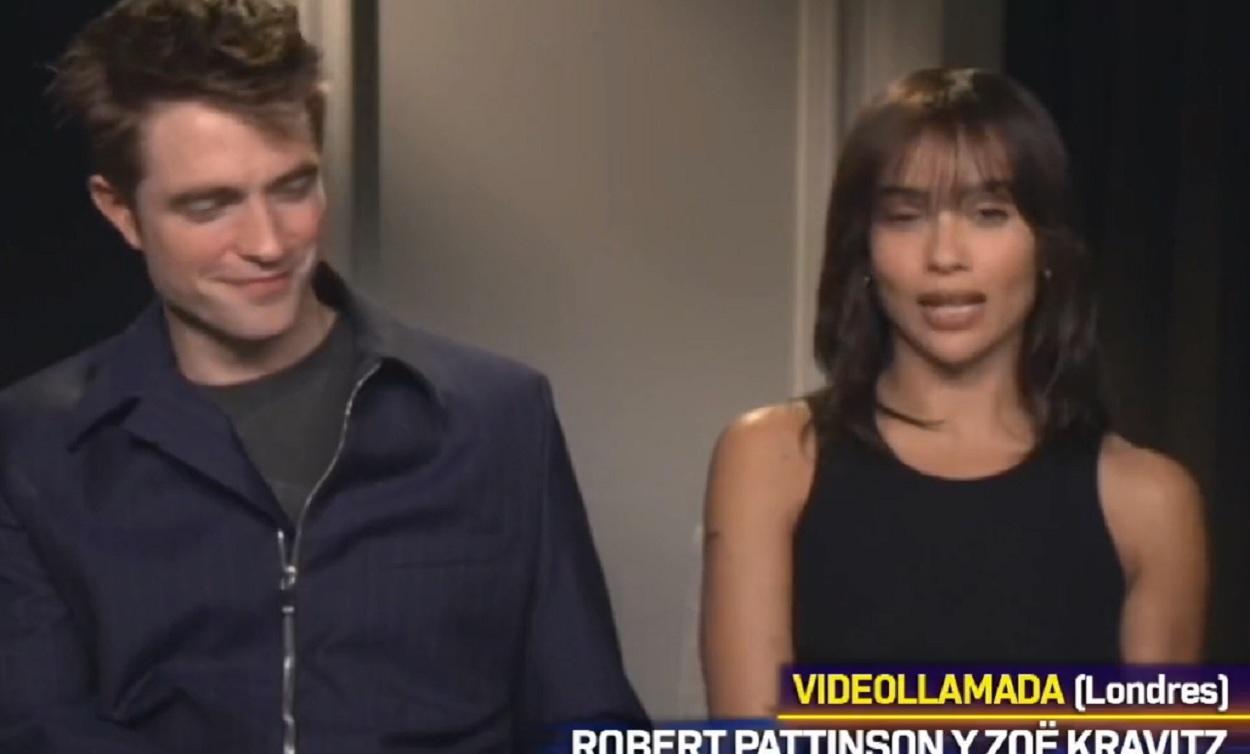 Robert Pattinson y Zoe Kravitz en El hormiguero