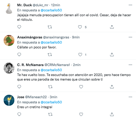 Twitter contesta a Carballo 1 Twitter contesta a Carballo 1