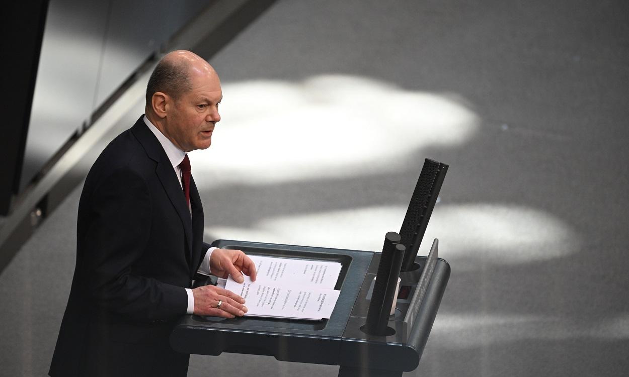 El canciller alemán, Olaf Scholz. EP