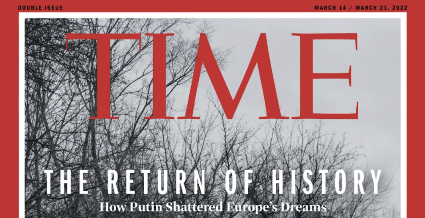 Portada de Time sobre la guerra en Ucrania