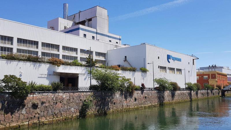 Fachada de la industria papelera Papresa Fachada de la industria papelera Papresa