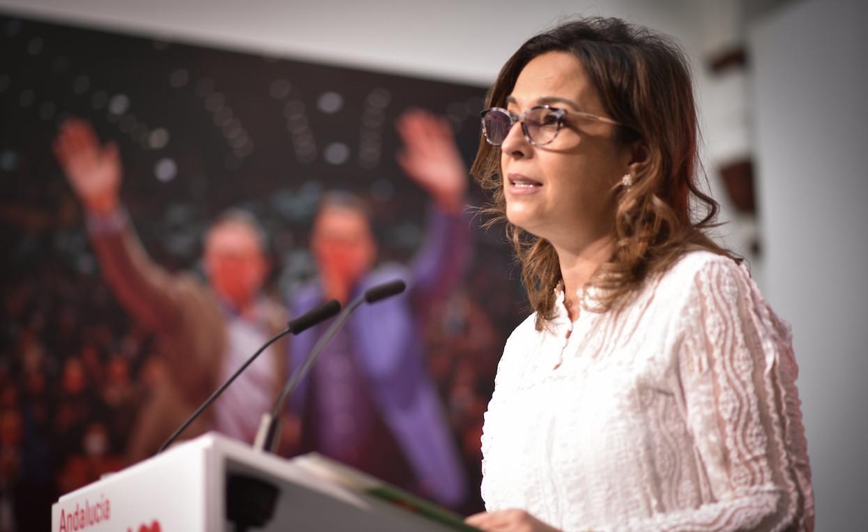 Isabel Ambrosio en rueda de prensa.