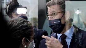 El presidente de la Xunta de Galicia, Alberto Núñez Feijóo, a su llegada a la Junta Directiva Nacional del PP. EP