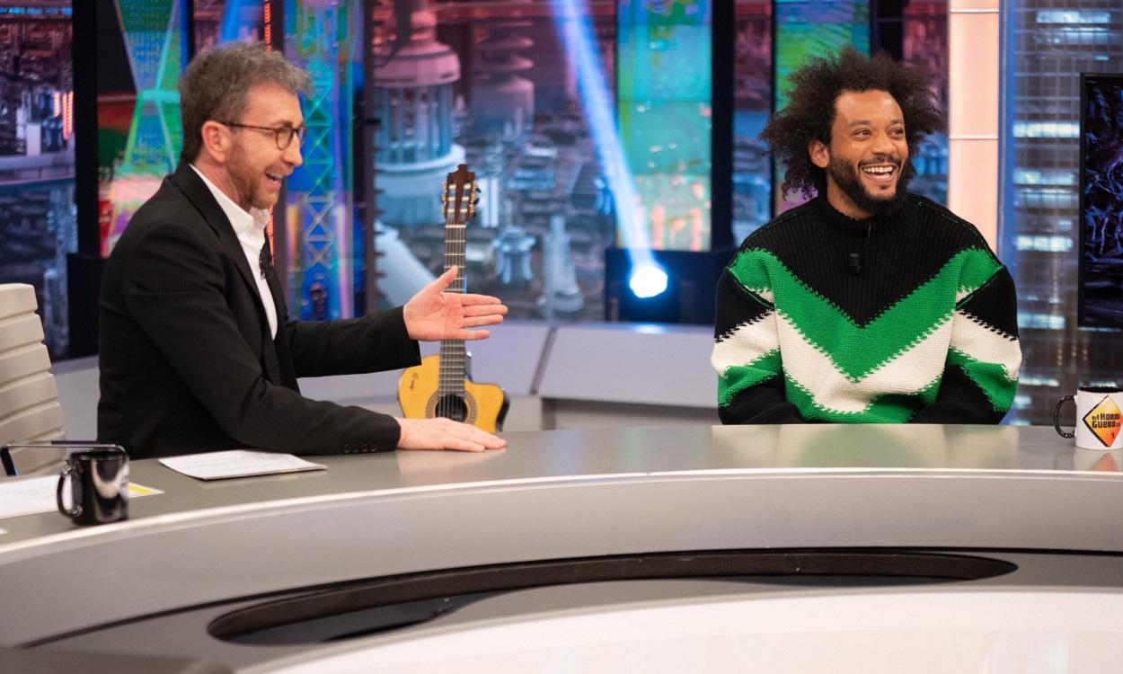 El futbolista Marcelo en El hormiguero con Pablo Motos