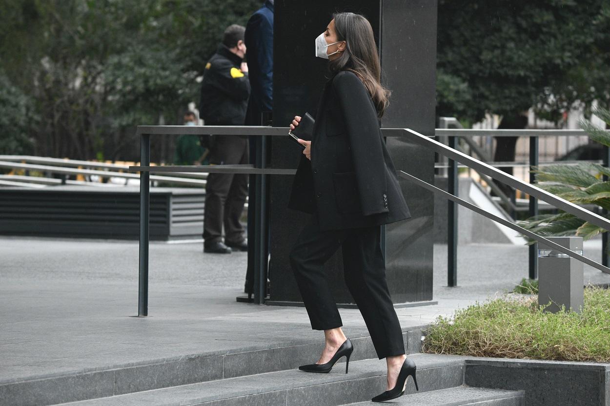 La reina Letizia hace un guiño a Ucrania. EP