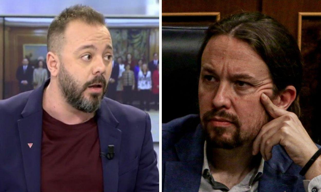 Pablo Iglesias y Antonio Maestre.