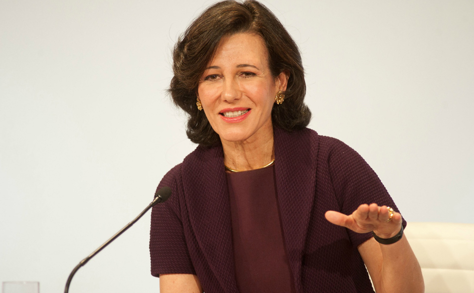 La presidenta del Banco Santander, Ana Botín