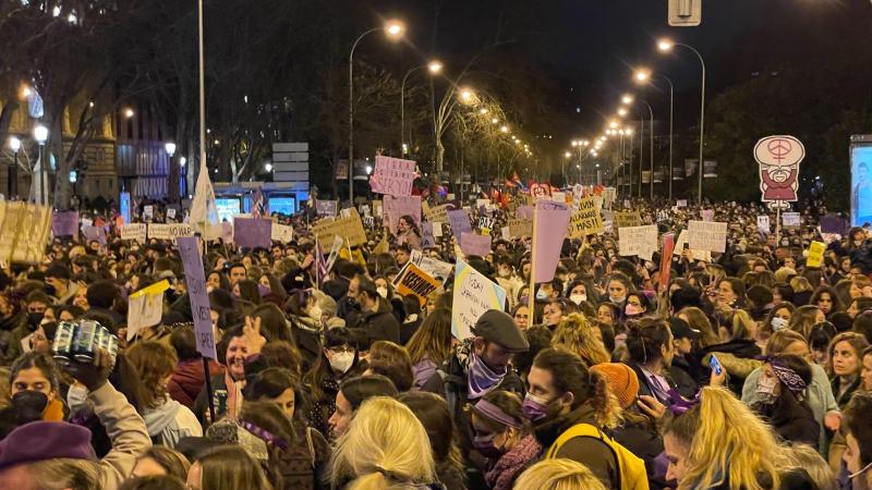Manifestación del 8 de marzo en Madrid. Fernando Coto