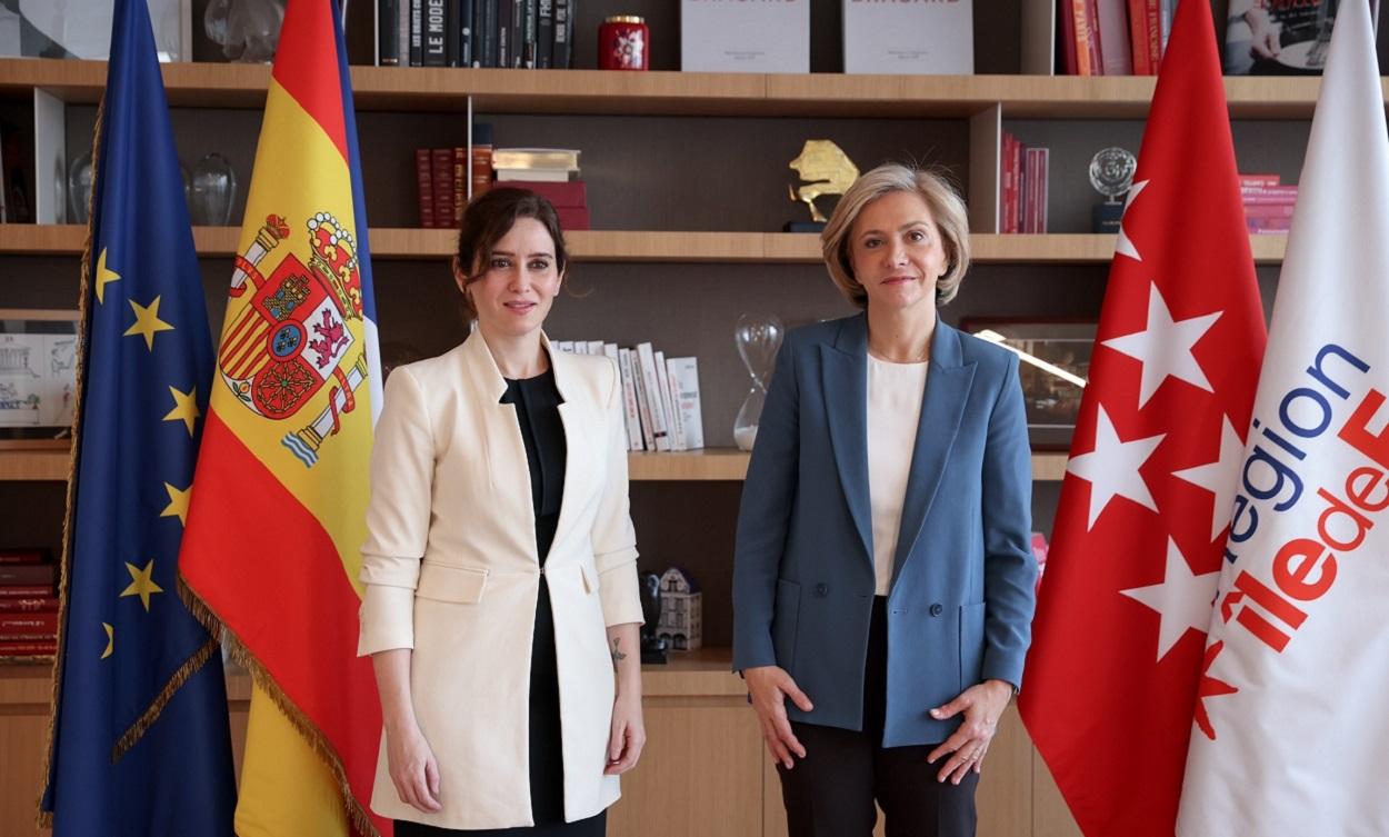 Isabel Díaz Ayuso se ha reunido con la presidenta del Consejo de la Isla de Francia y candidata a la presidencia de la República francesa, Valérie Pécresse. EP