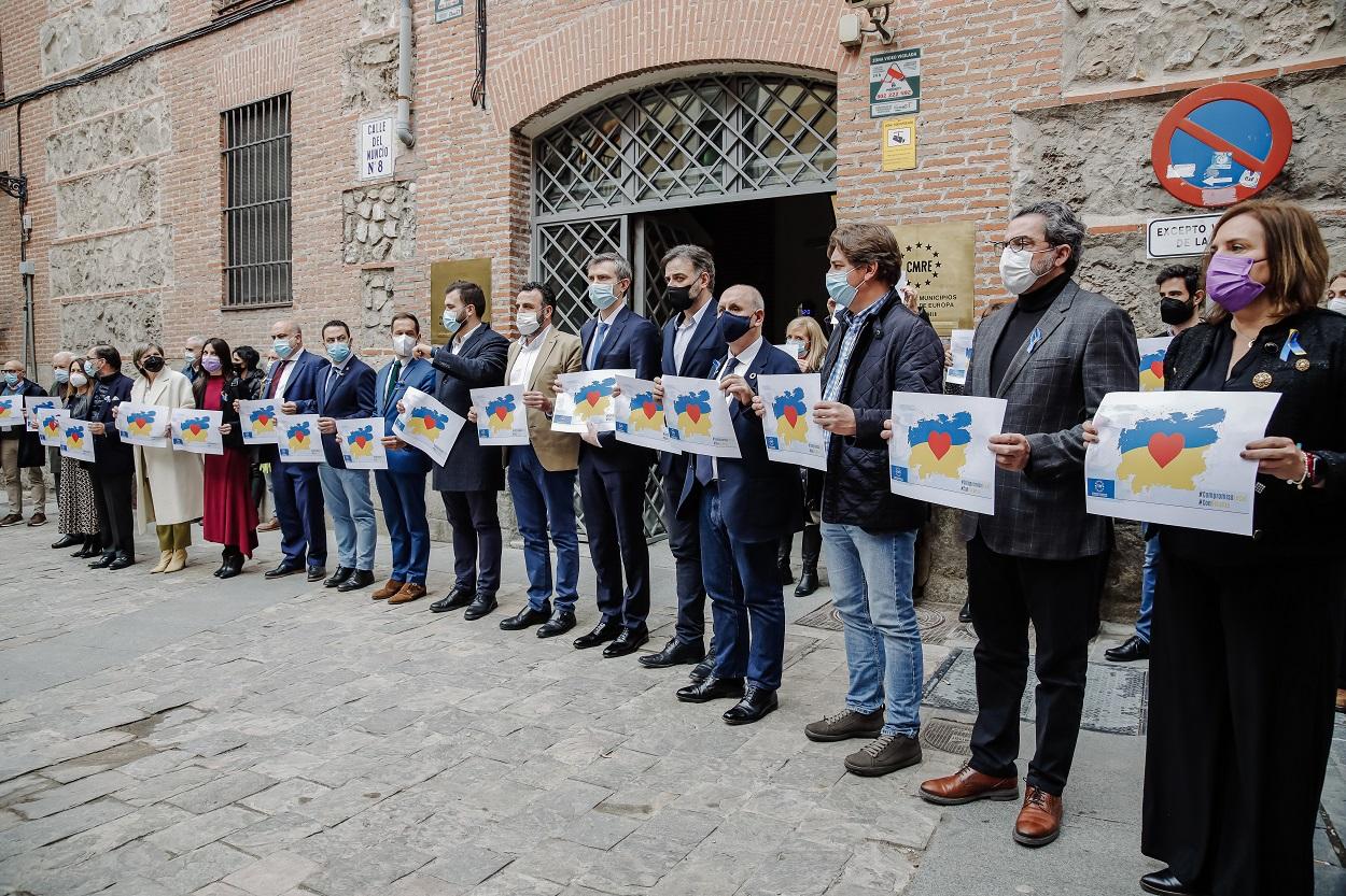 La Federación Española de Municipios presenta el plan de acogida de refugiados de Ucrania. EP