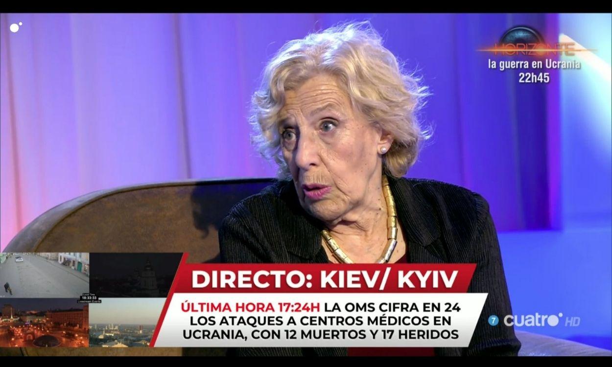 Manuela Carmena en 'Todo es mentira'. Cuatro.