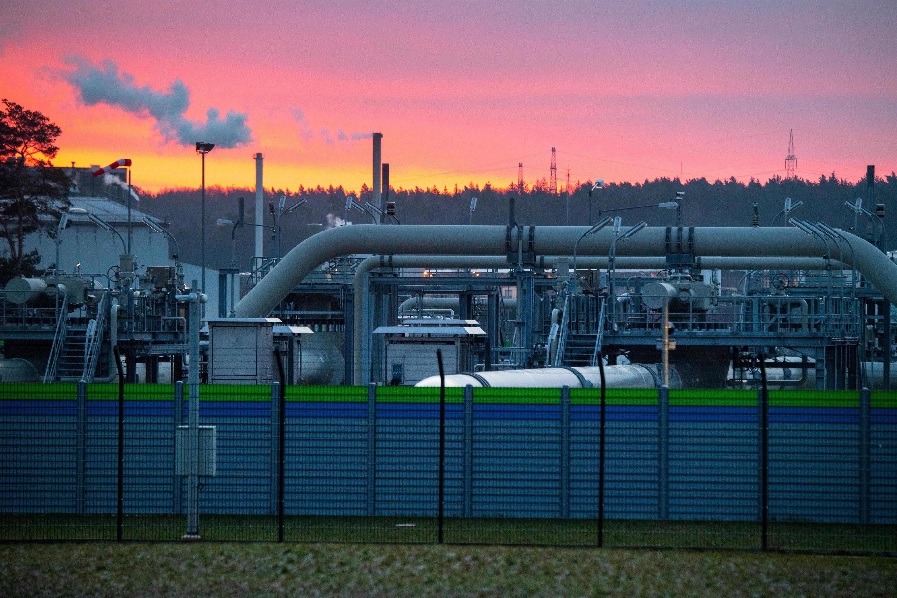 Planta de procesamiento de gas natural ruso en Lubmin, Alemania