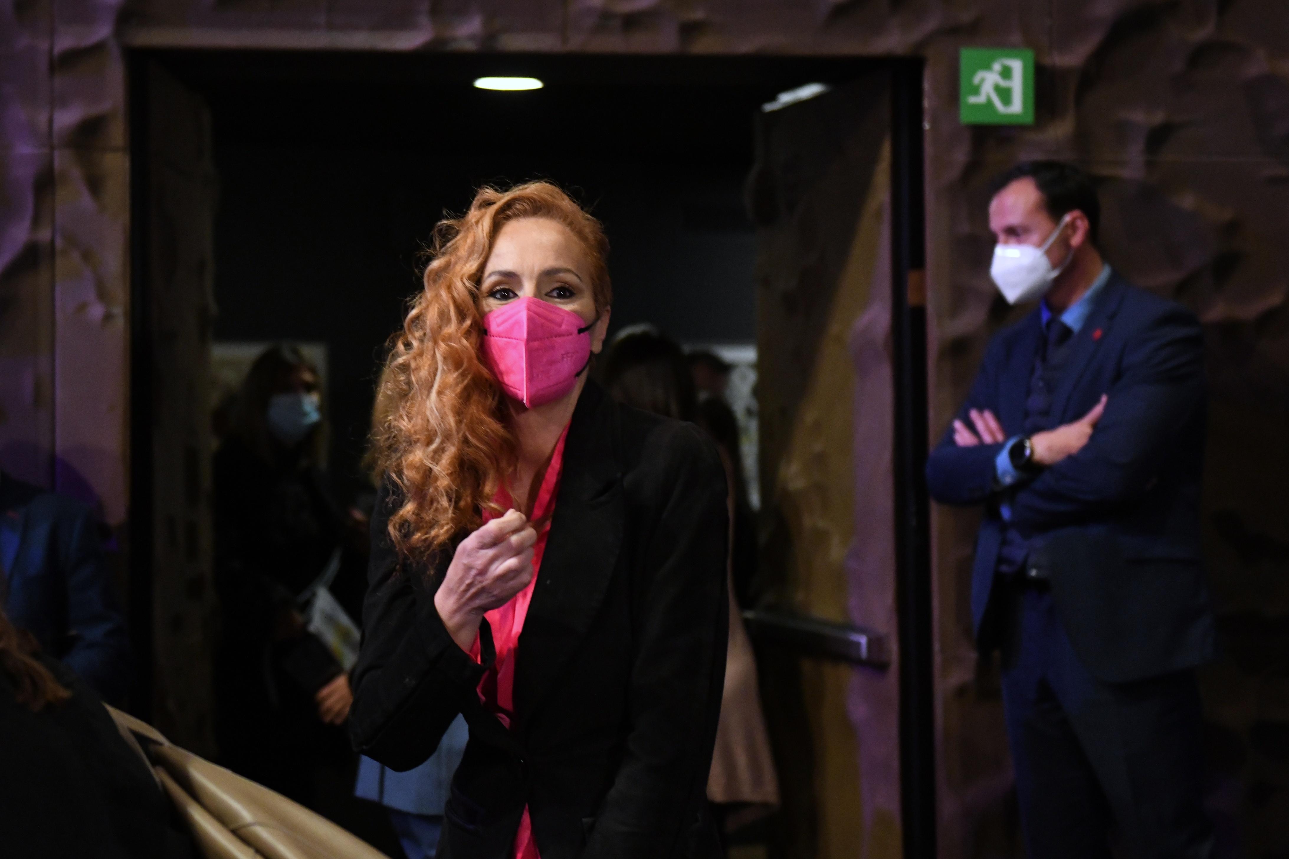 Rocío Carrasco durante una entrega de premios del Ministerio de Igualdad. EP 