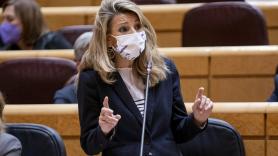 Yolanda Díaz en el Congreso en una imagen de archivo. Fuente: Europa Press.