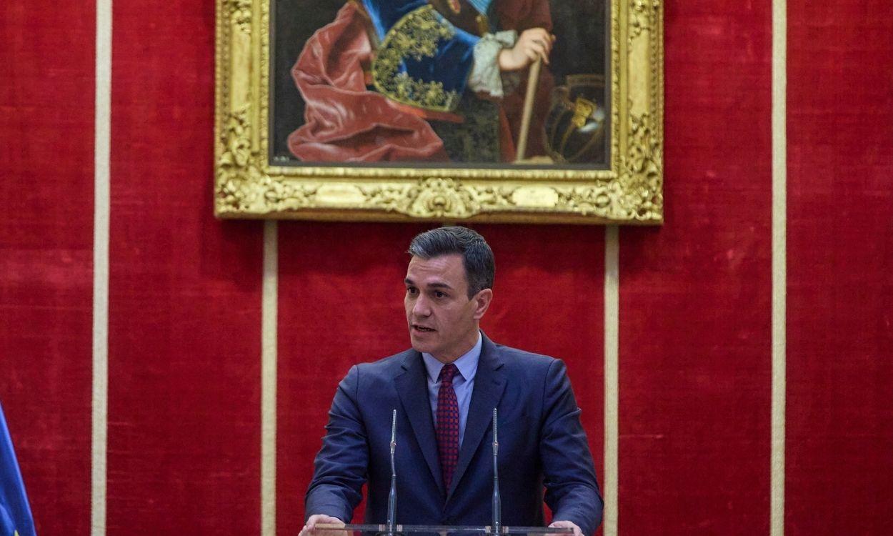 El presidente del Gobierno, Pedro Sánchez