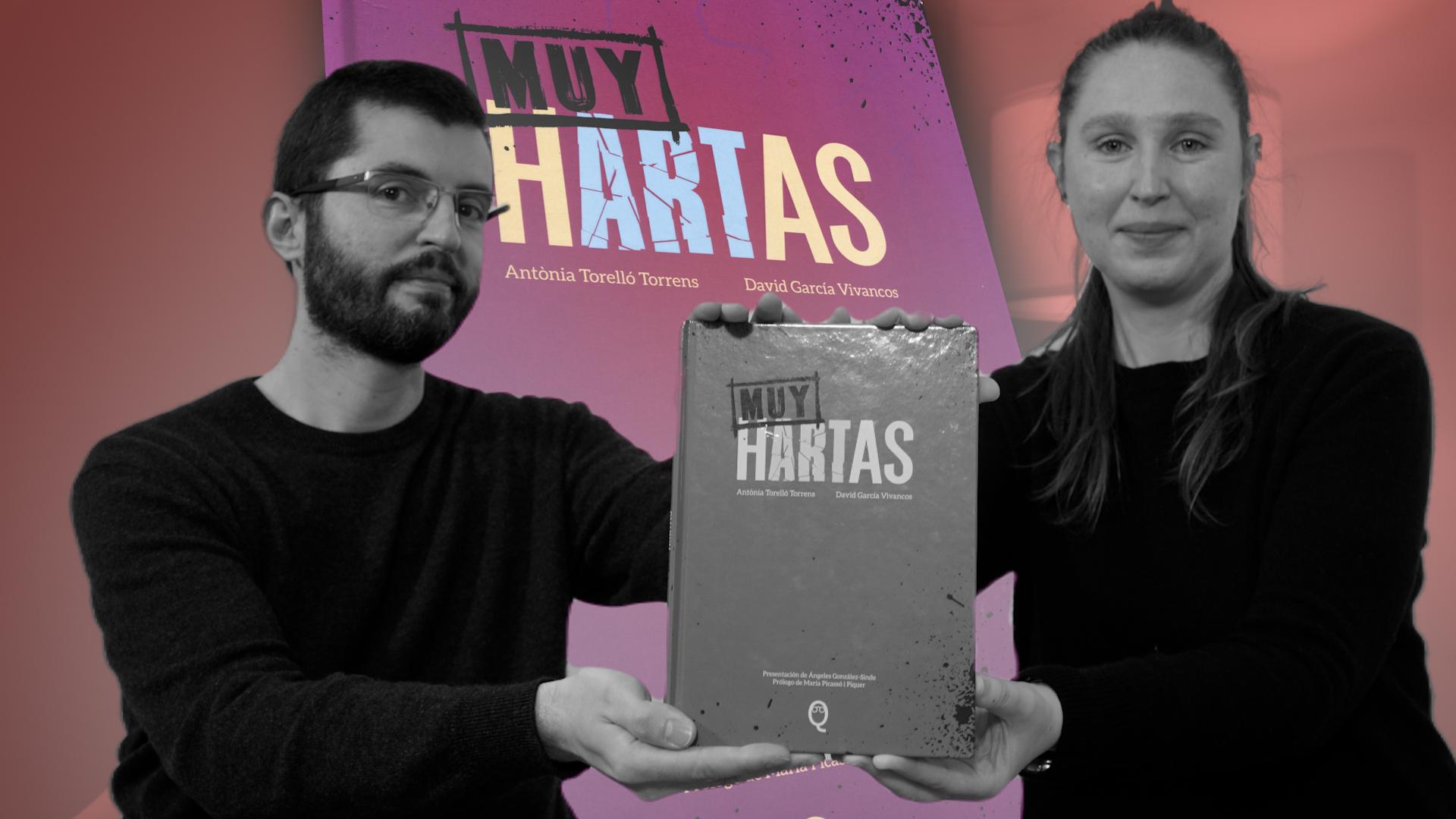 David García Vivancos y Antònia Torelló Torrens presentan 'Muy Hartas' para ElPlural.com. Foto: Jesús Olmedo. 