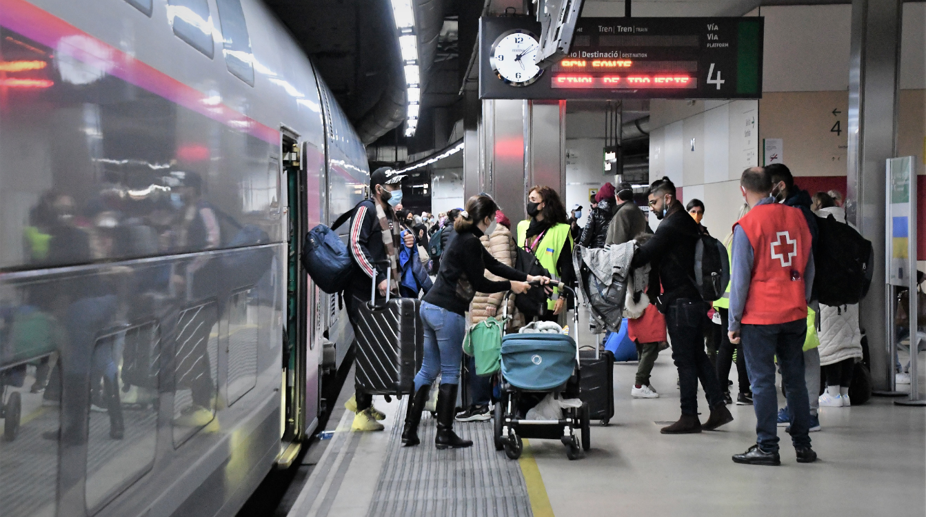 La donación potenciará tanto la atención a los desplazados internos como a las personas acogidas en España a causa del conflicto de Ucrania